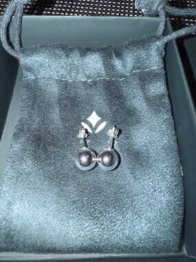 Brilliant Earth Silver Stud Earrings